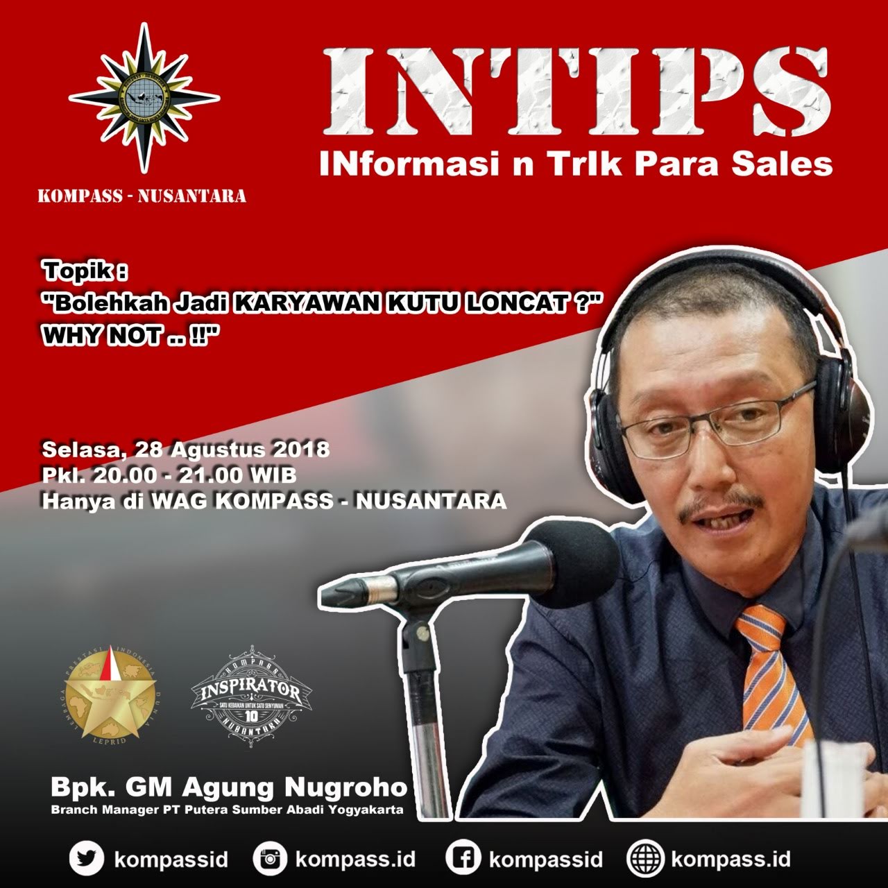 Program INTIPS Komunitas Para Sales Super Nusantara 28 Agustus 2018