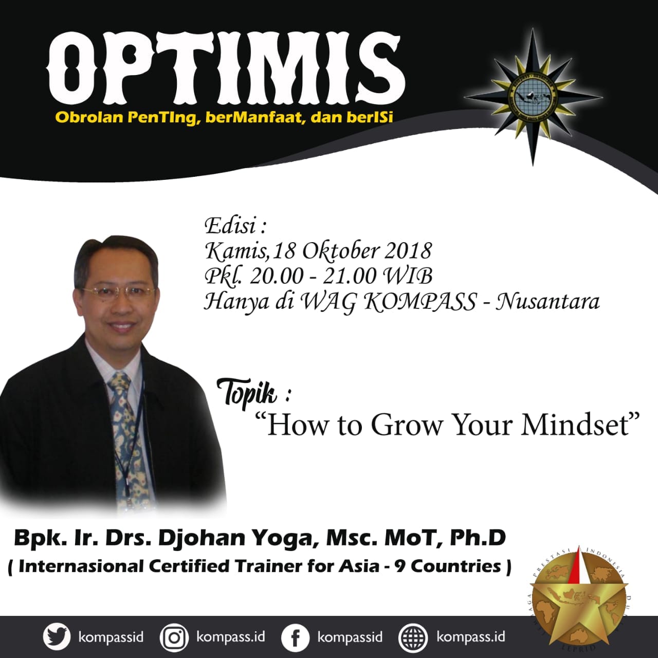 Program OPTIMIS KOMPASS Nusantara 18 Oktober 2018