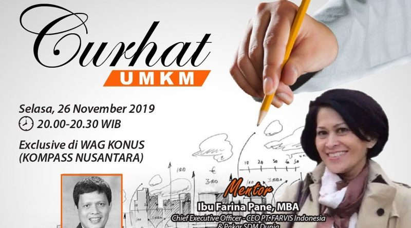 Program Curhat UMKM KOMPASS Nusantara 26 November 2019