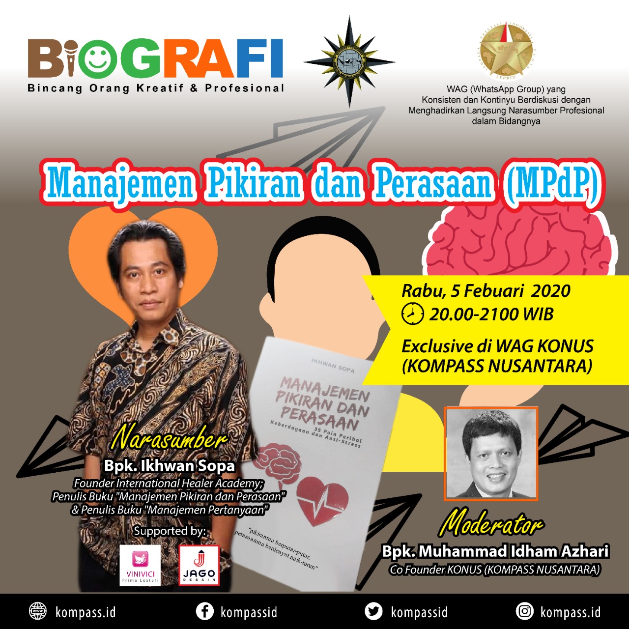 Program BIOGRAFI KOMPASS Nusantara 5 Februari 2020
