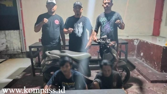 Penangkapan Dua Tersangka Pencurian Motor di Ternate